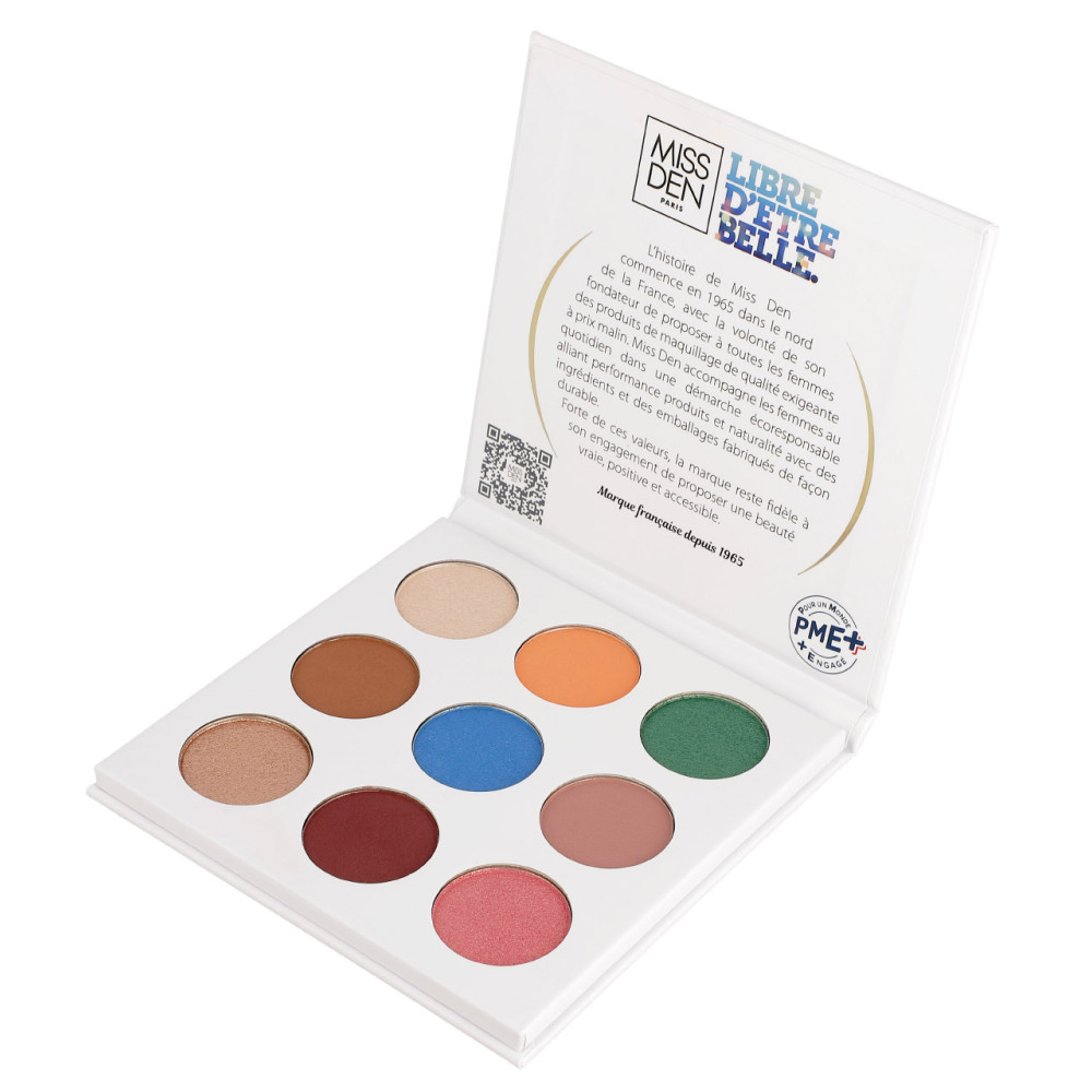 Palette yeux édition limitée Miss Den ouverte de côté